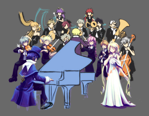 frederic chopin, polka, salsa, viola, beat, and 10 more (trusty bell) drawn by feria