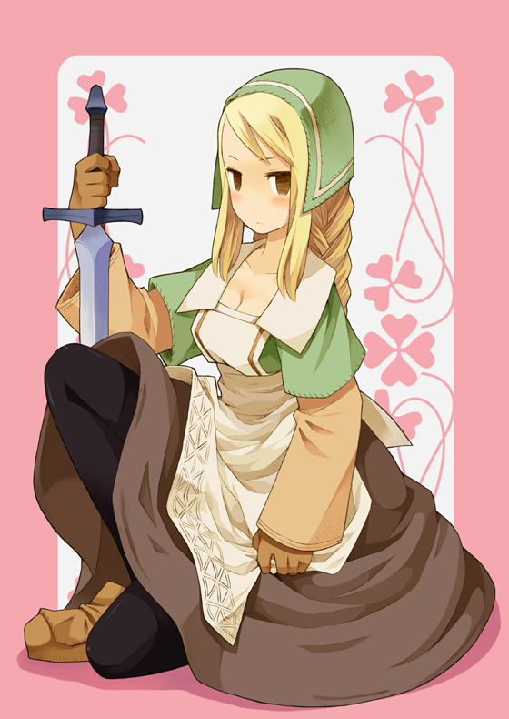 agrias oaks and chemist (final fantasy and 1 more) drawn by b.tarou