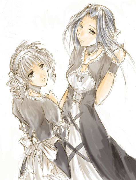 matsudaira touko and hosokawa kanako (maria-sama ga miteru) drawn by kurokoeda