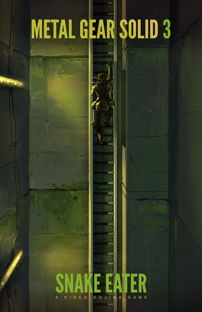 big boss (metal gear and 1 more) drawn by colin_tan