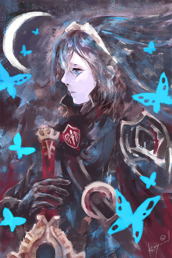 lucina (fire emblem and 2 more) drawn by eli_feng