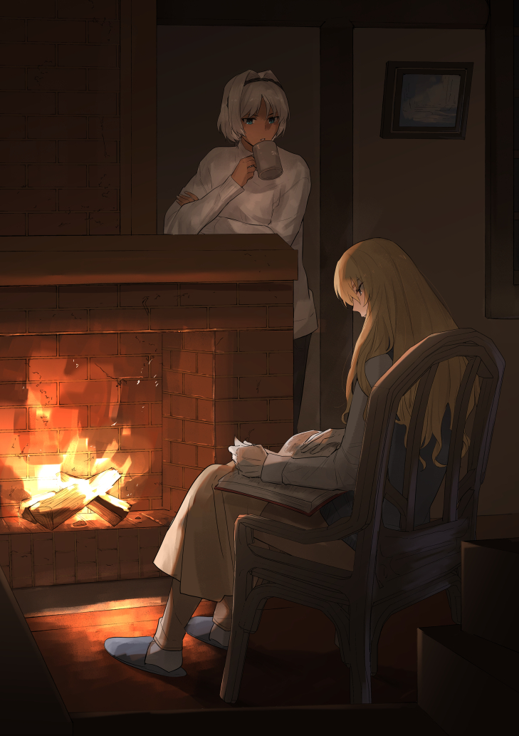 caenis and kirschtaria wodime (fate and 1 more) drawn by sabamori