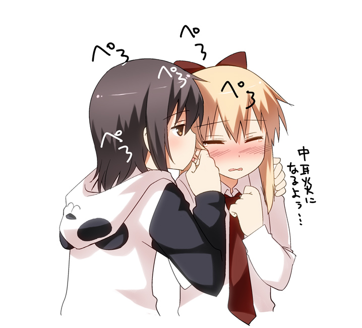 toshinou kyouko and funami yui (yuruyuri) drawn by umekichi