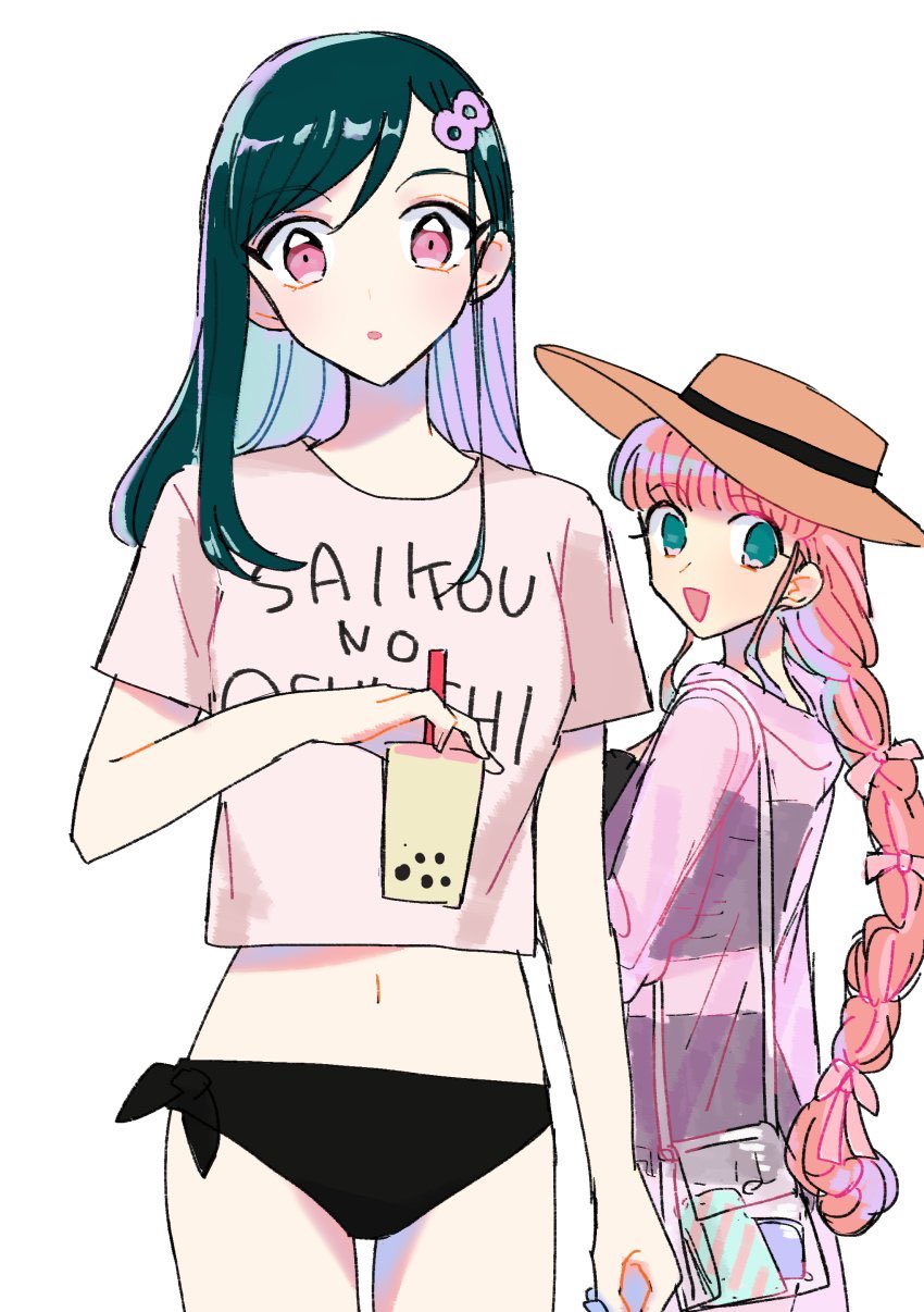 komadori kokoro and amami (yuri de naru esupowaru) drawn by naoi_mai