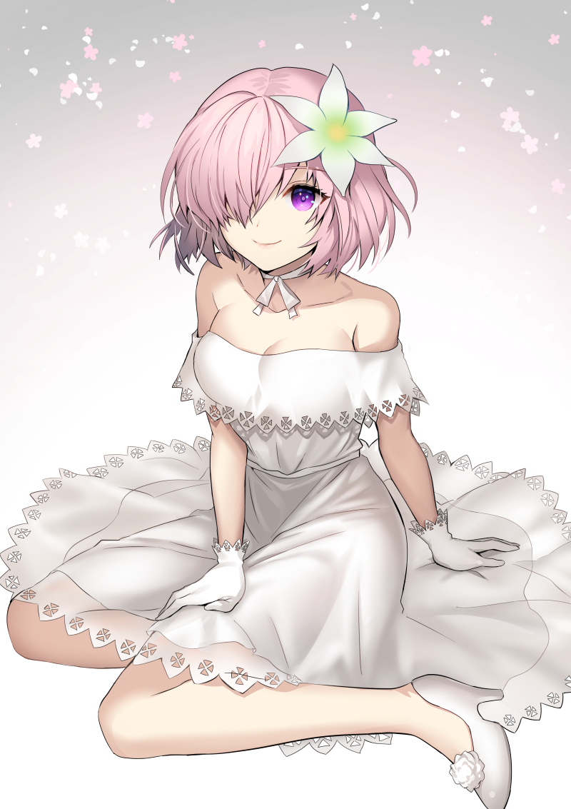 mash kyrielight (fate and 1 more) drawn by ells