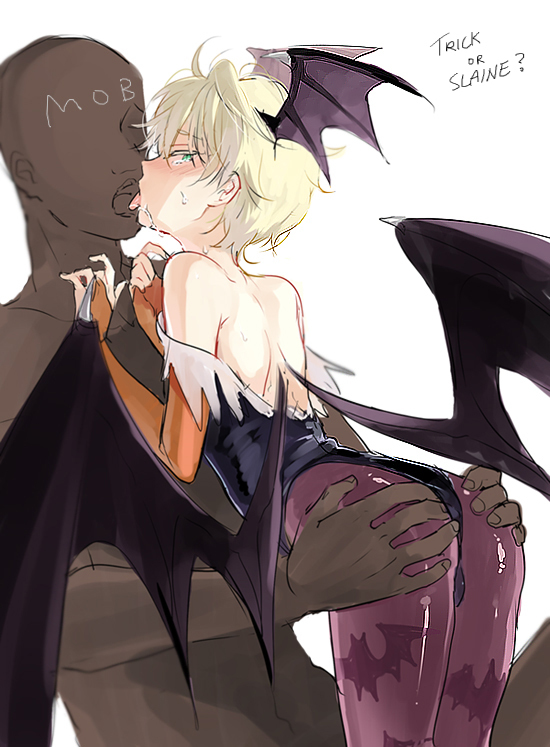 morrigan aensland and slaine troyard (darkstalkers and 1 more) drawn by kl_(dgzonbi)