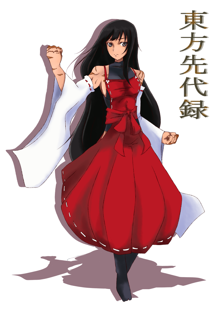 sendai hakurei no miko (original and 2 more) drawn by tatsuo_(tty0607)