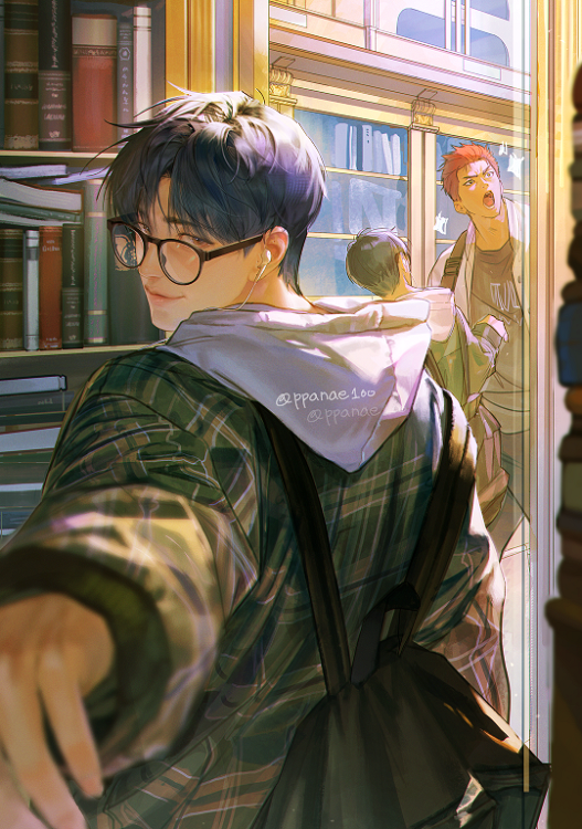 sakuragi hanamichi and rukawa kaede (slam dunk) drawn by jnkku