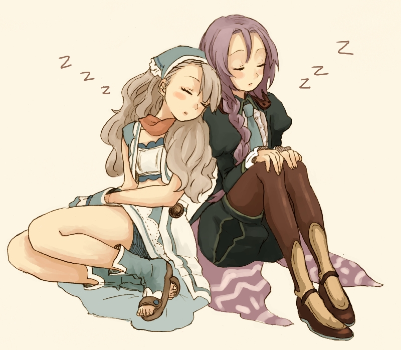 clorica and karin (rune factory and 2 more) drawn by eno_(8-23)