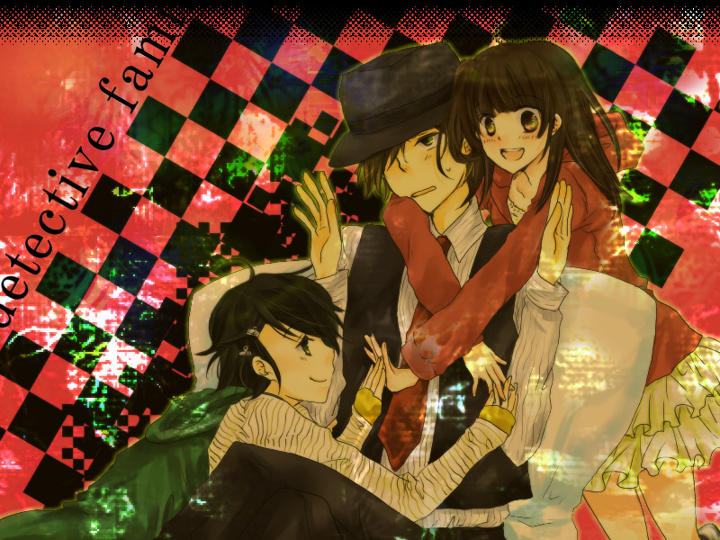 philip, hidari shoutarou, and narumi akiko (kamen rider and 1 more) drawn by kusa-zaka