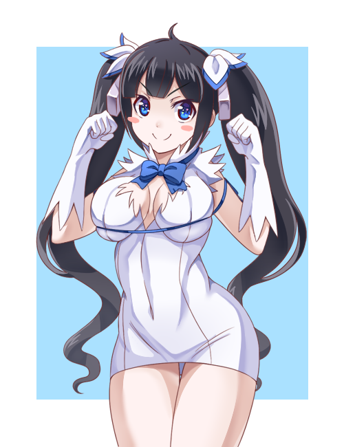hestia (dungeon ni deai wo motomeru no wa machigatteiru darou ka) drawn by muramura