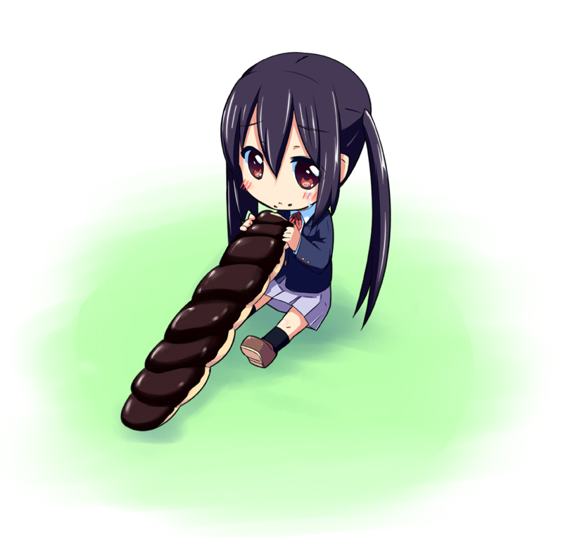 nakano azusa (k-on!) drawn by kurou_(quadruple_zero)