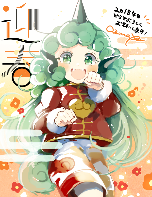 komano aunn (touhou and 1 more) drawn by azuma_aya