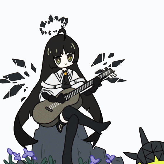 virtuosa, originium slug, acid originium slug, and pompeii (arknights) drawn by losia