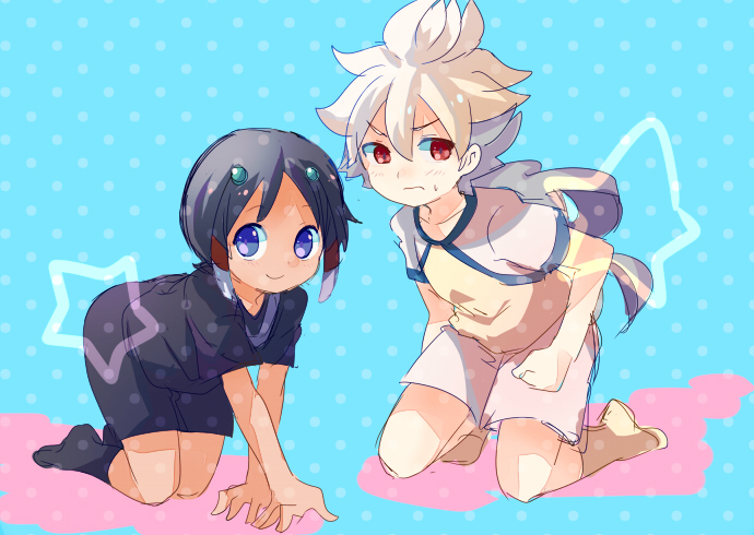 hakuryuu and shuu (inazuma eleven and 1 more) drawn by pippilipi