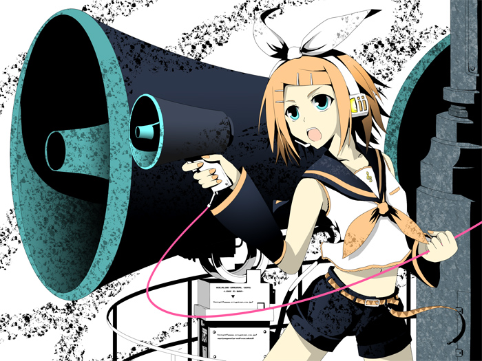 kagamine rin (vocaloid and 1 more) drawn by koumei_(harmonizer)