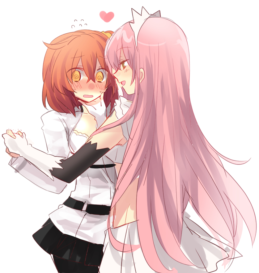 fujimaru ritsuka and medb (fate and 1 more) drawn by fukumitsu_(kirarirorustar)