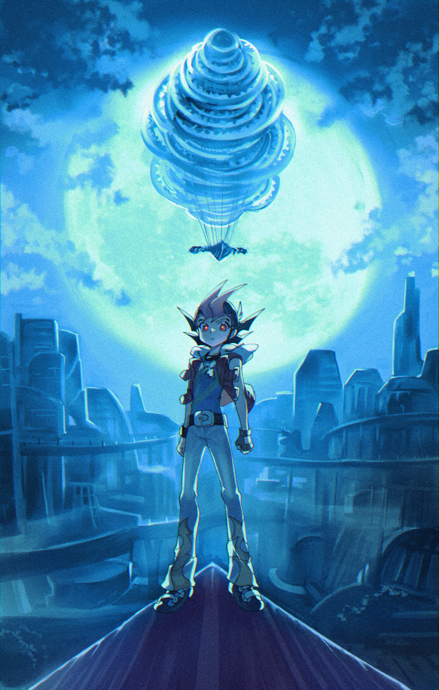 tsukumo yuma (yu-gi-oh! and 1 more) drawn by fushitasu