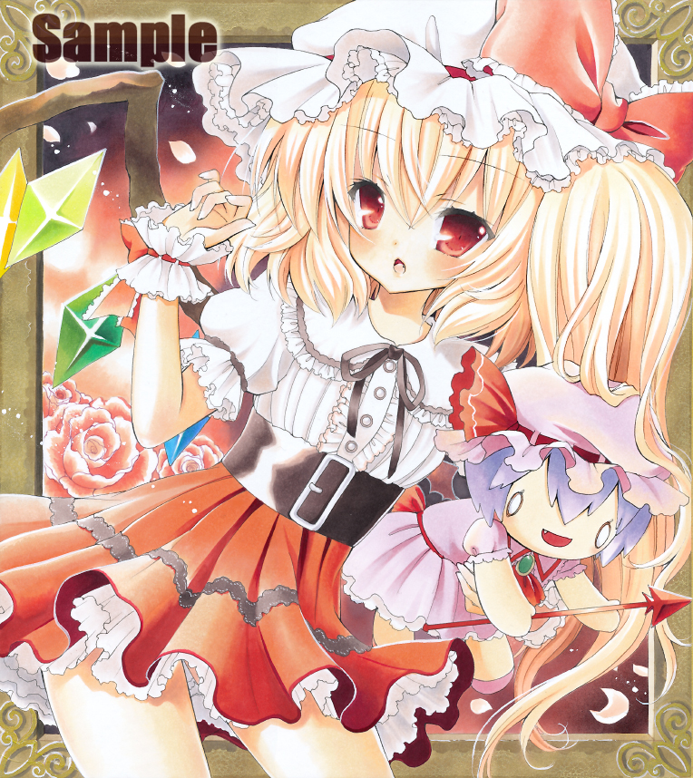 remilia scarlet and flandre scarlet (touhou) drawn by ayuayu_(chisuke_ayu)