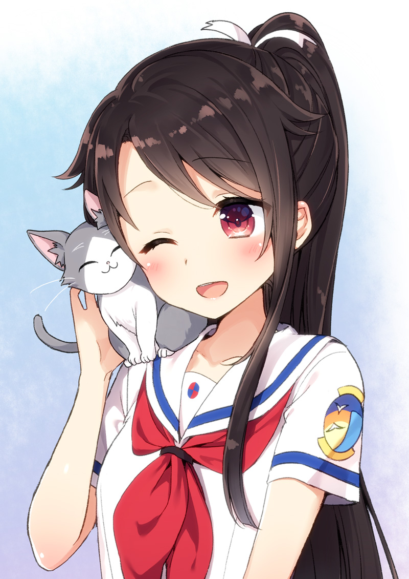 munetani mashiro and tamonmaru (high school fleet) drawn by masuishi_kinoto
