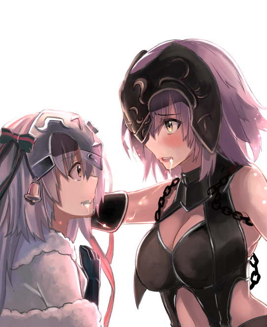 jeanne d'arc alter and jeanne d'arc alter santa lily (fate and 1 more) drawn by yuge_(yuge_bakuhatsu)