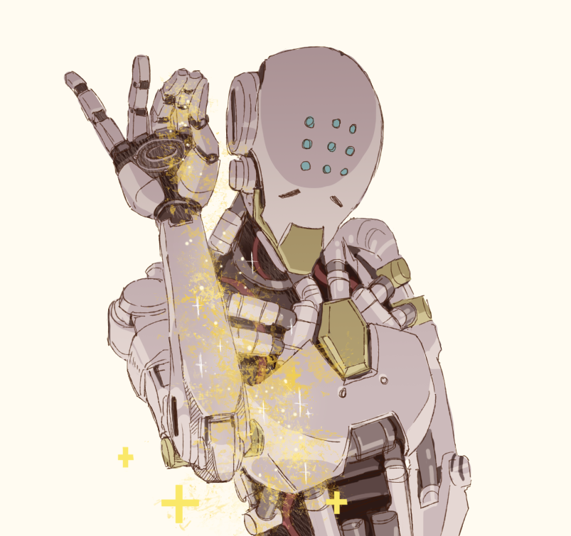 zenyatta (overwatch and 1 more) drawn by hamau