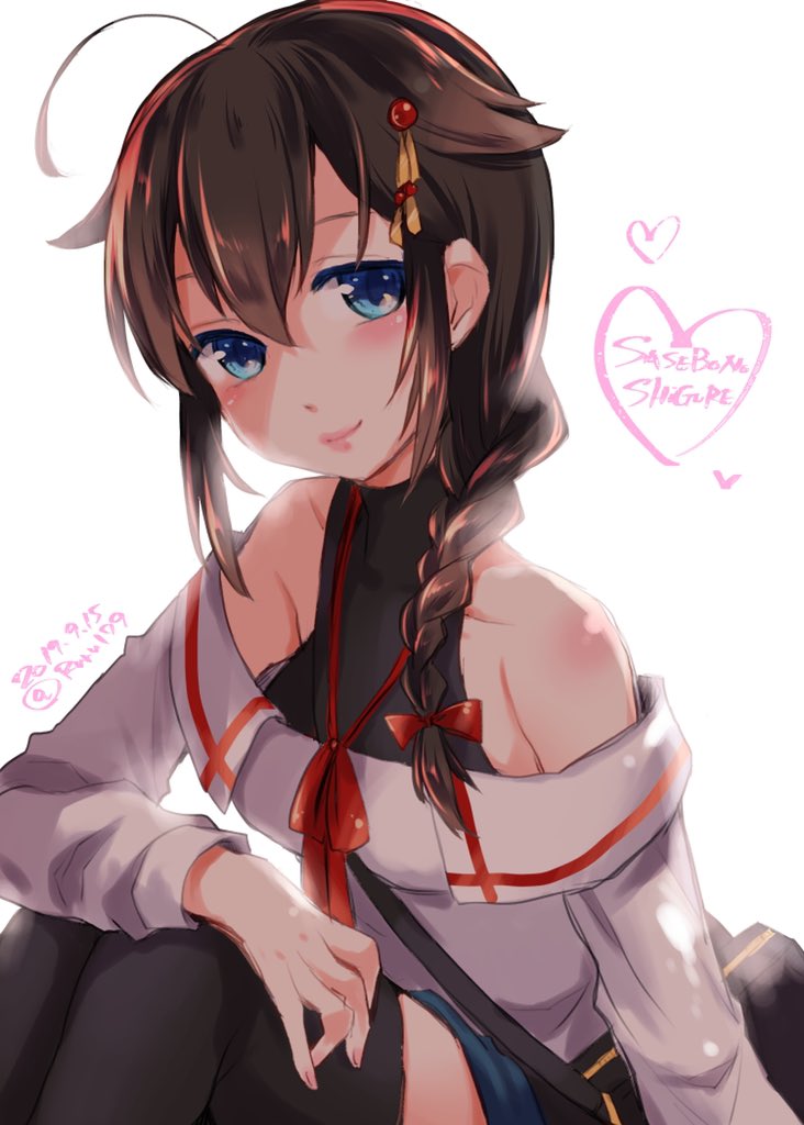 shigure and shigure kai ni (kantai collection) drawn by aikawa_ruru