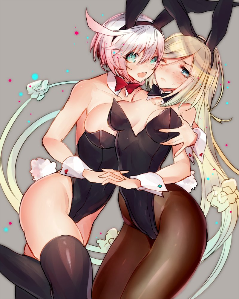 elphelt valentine and millia rage (guilty gear and 1 more) drawn by oro_(sumakaita)