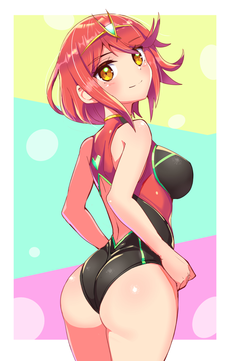 pyra (xenoblade chronicles and 1 more) drawn by cougar_(cougar1404)