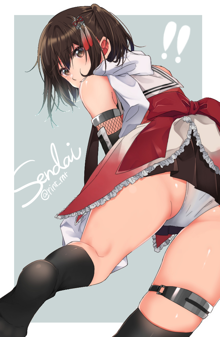 sendai and sendai kai ni (kantai collection) drawn by rinto_(rint_rnt)