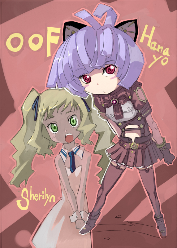 hanayo, gundam meister 874, and sherilyn hyde (gundam and 3 more) drawn by syope