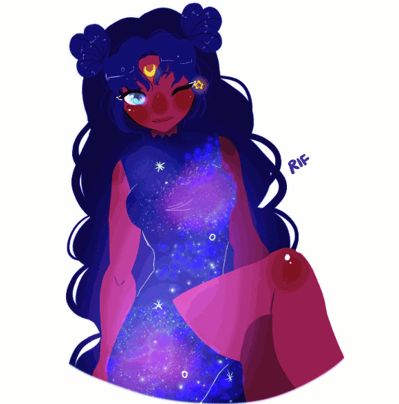 luna (bishoujo senshi sailor moon) drawn by rif_(rif-art)