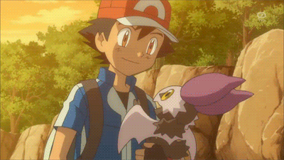 ash ketchum and noibat (pokemon and 1 more)