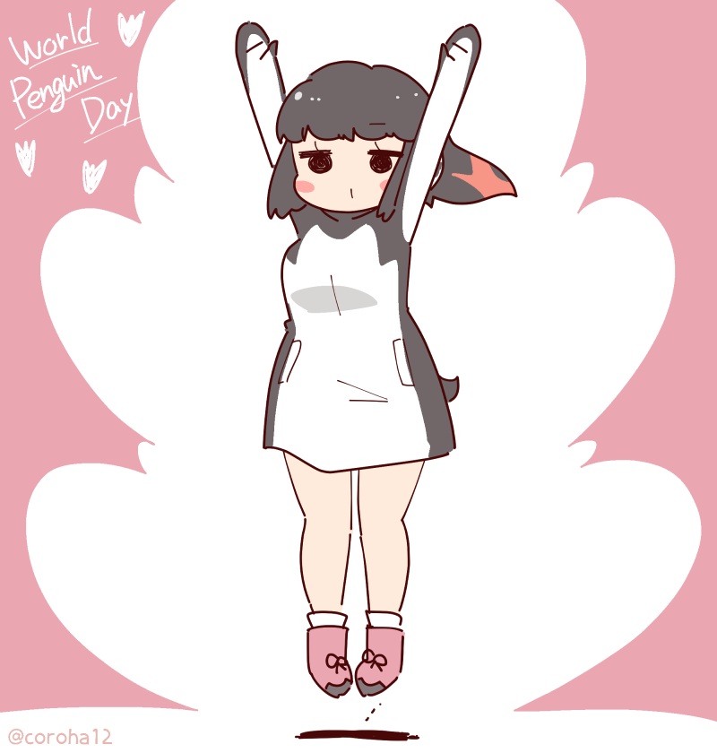 adelie penguin (kemono friends) drawn by coroha