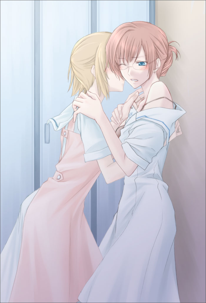 sawai kaori and ootsuka hatsumi (hakuisei ren'ai shoukougun) drawn by fervent_idiot
