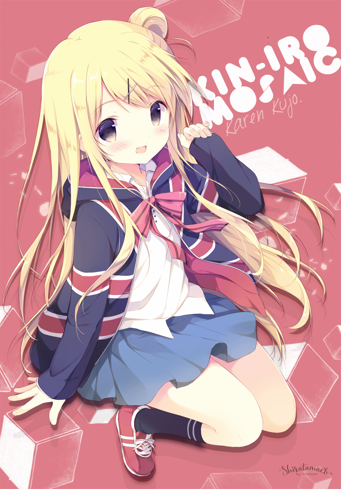 kujou karen (kin-iro mosaic) drawn by shiratama_(shiratamaco)