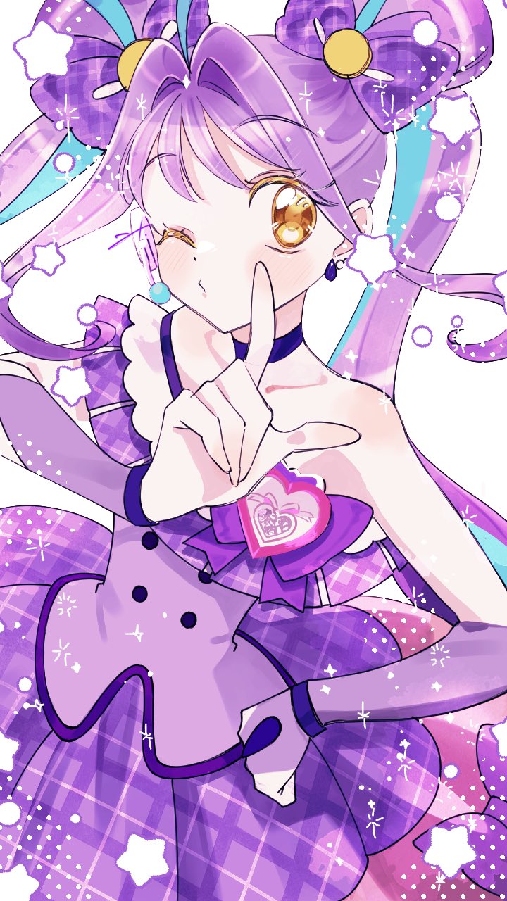 shigure kokoro and cure kyunkyun (precure and 1 more) drawn by mitsuhashitaeko