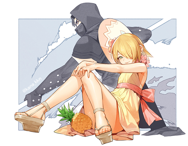 ginro and kinro (dr. stone) drawn by kaidou_j1