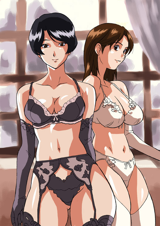 shindou mitsuko and touya akiko (hikaru no go) drawn by cirima