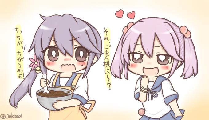 akebono and sazanami (kantai collection) drawn by jako_(jakoo21)
