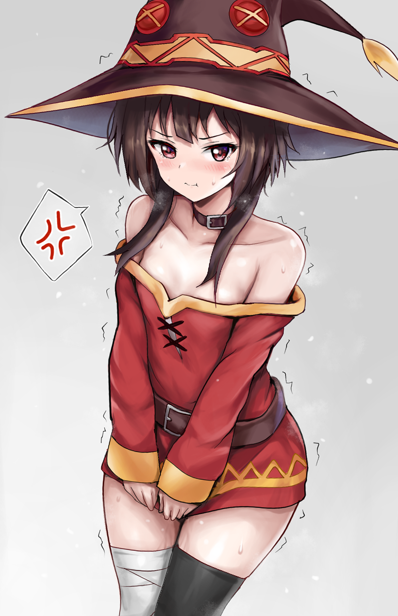 megumin (kono subarashii sekai ni shukufuku wo!) drawn by r-binon