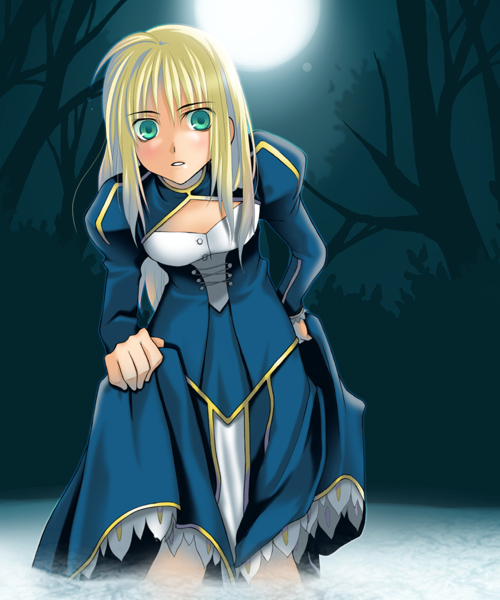 artoria pendragon and saber (fate and 1 more) drawn by nina_(pastime)