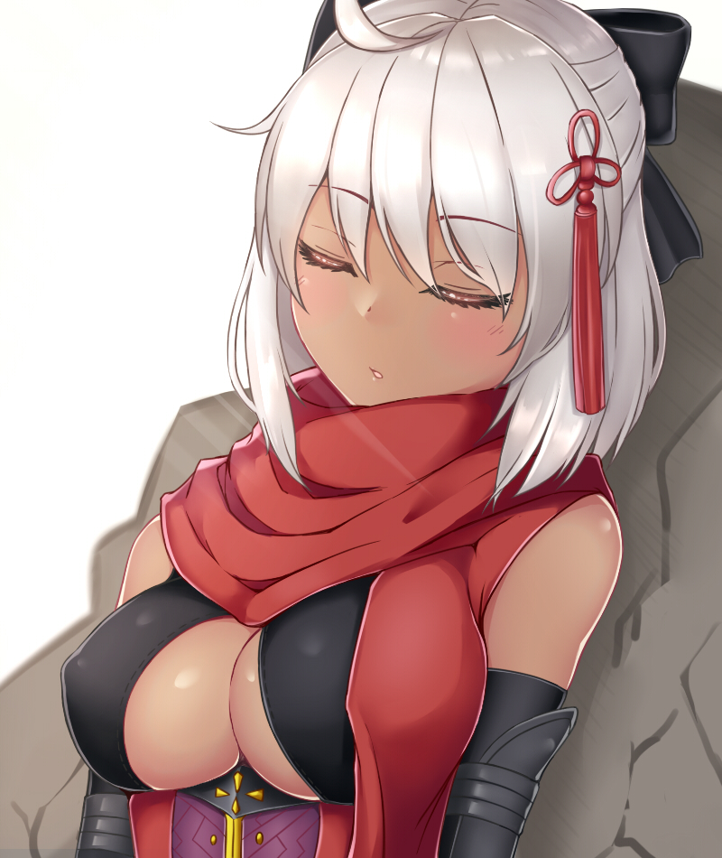 okita souji and okita souji alter (fate and 1 more) drawn by jibako
