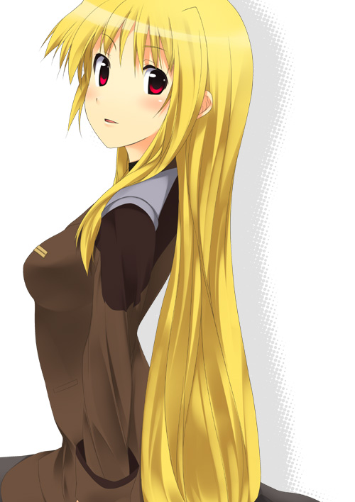 fate testarossa (lyrical nanoha and 1 more) drawn by mizuki_makoto