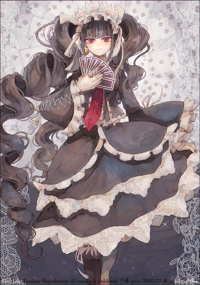 celestia ludenberg (danganronpa and 1 more) drawn by 1nwe9