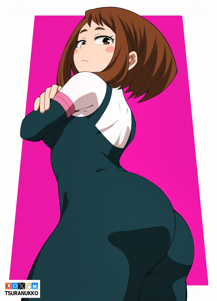 uraraka ochaco (boku no hero academia) drawn by tsuranukko