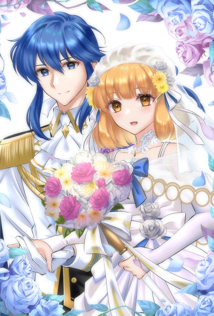 seliph and lana (fire emblem and 2 more) drawn by kakiko210