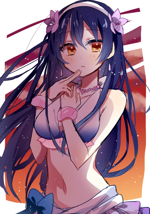 sonoda umi (love live! and 1 more) drawn by manio