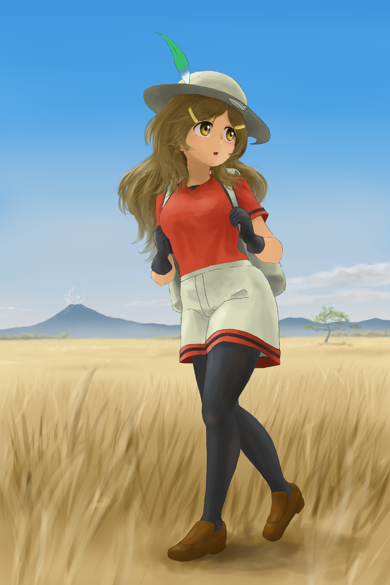 kaban, shinomiya himawari, and uchida aya (kemono friends and 1 more) drawn by spanglemaker