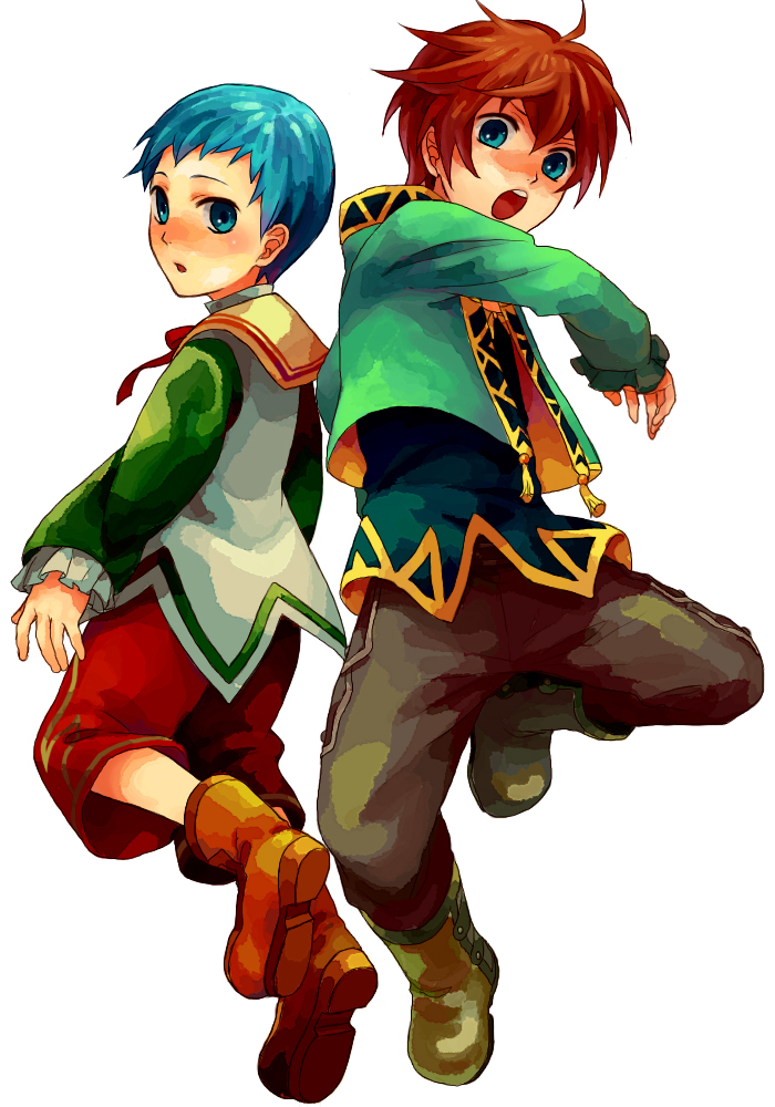 asbel lhant and hubert ozwell (tales of and 1 more) drawn by akke